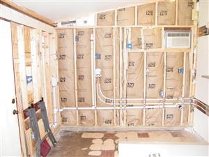 Plumbing wall