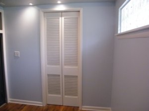 Louvered doors