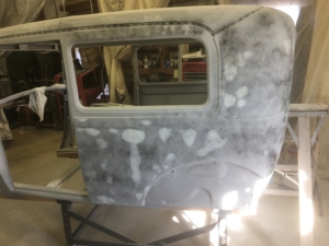In glazing putty
